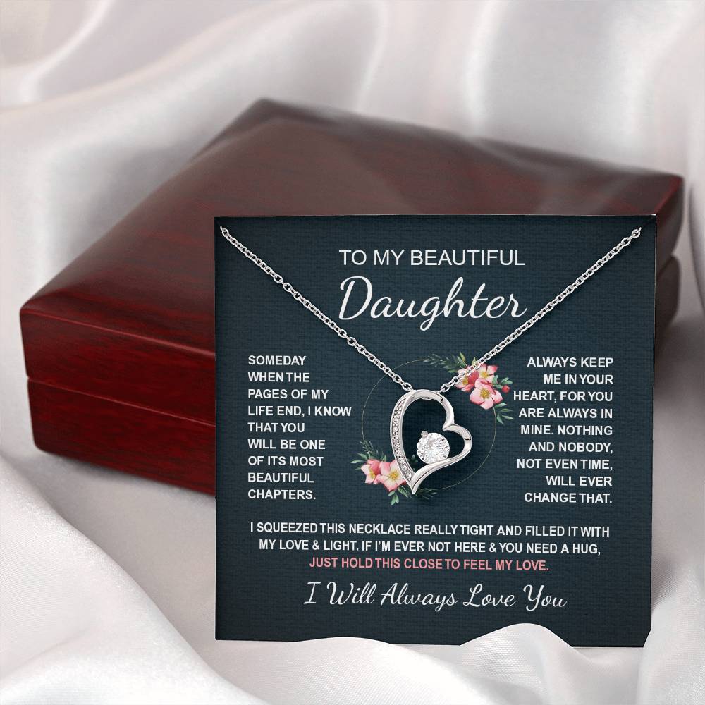 To My Daughter 4 - Forever Love Necklace