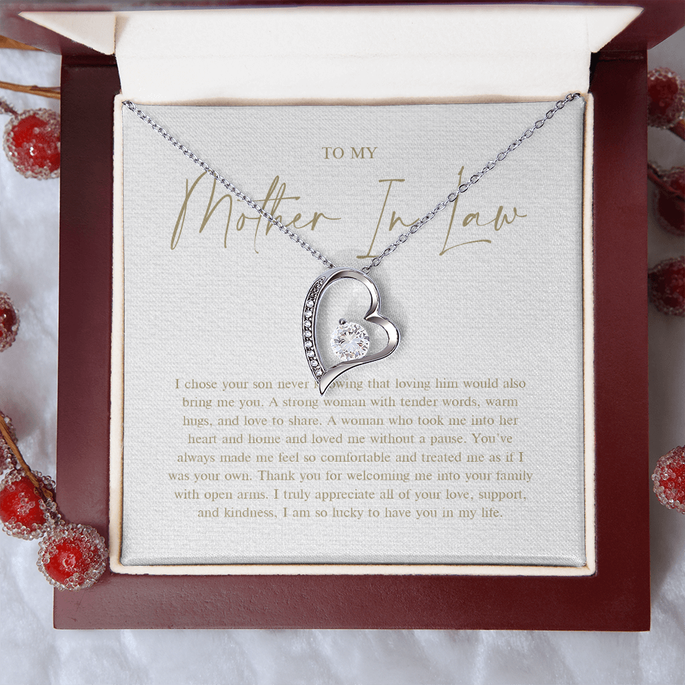 To My Mother In Law - Forever Love Necklace
