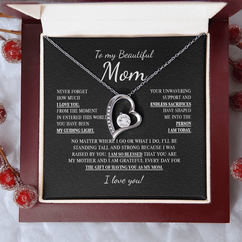 To My Mom 3 - Forever Love Necklace