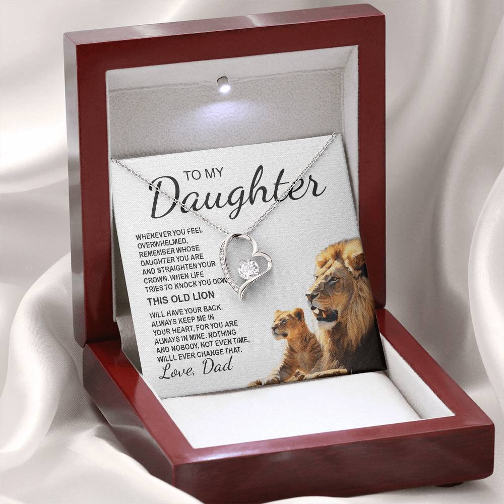 To My Daughter 7 - Forever Love Necklace