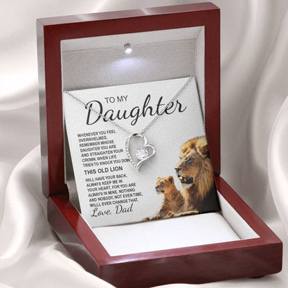 To My Daughter 7 - Forever Love Necklace