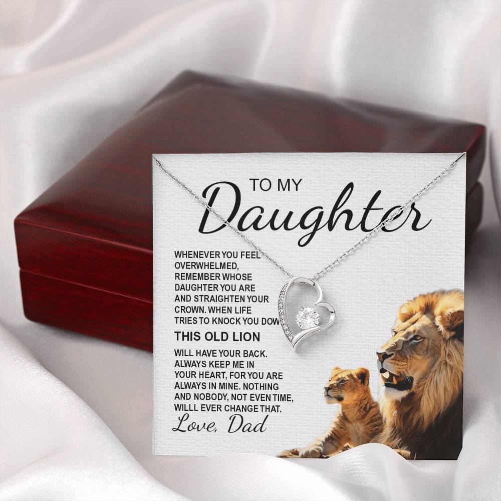 To My Daughter 7 - Forever Love Necklace