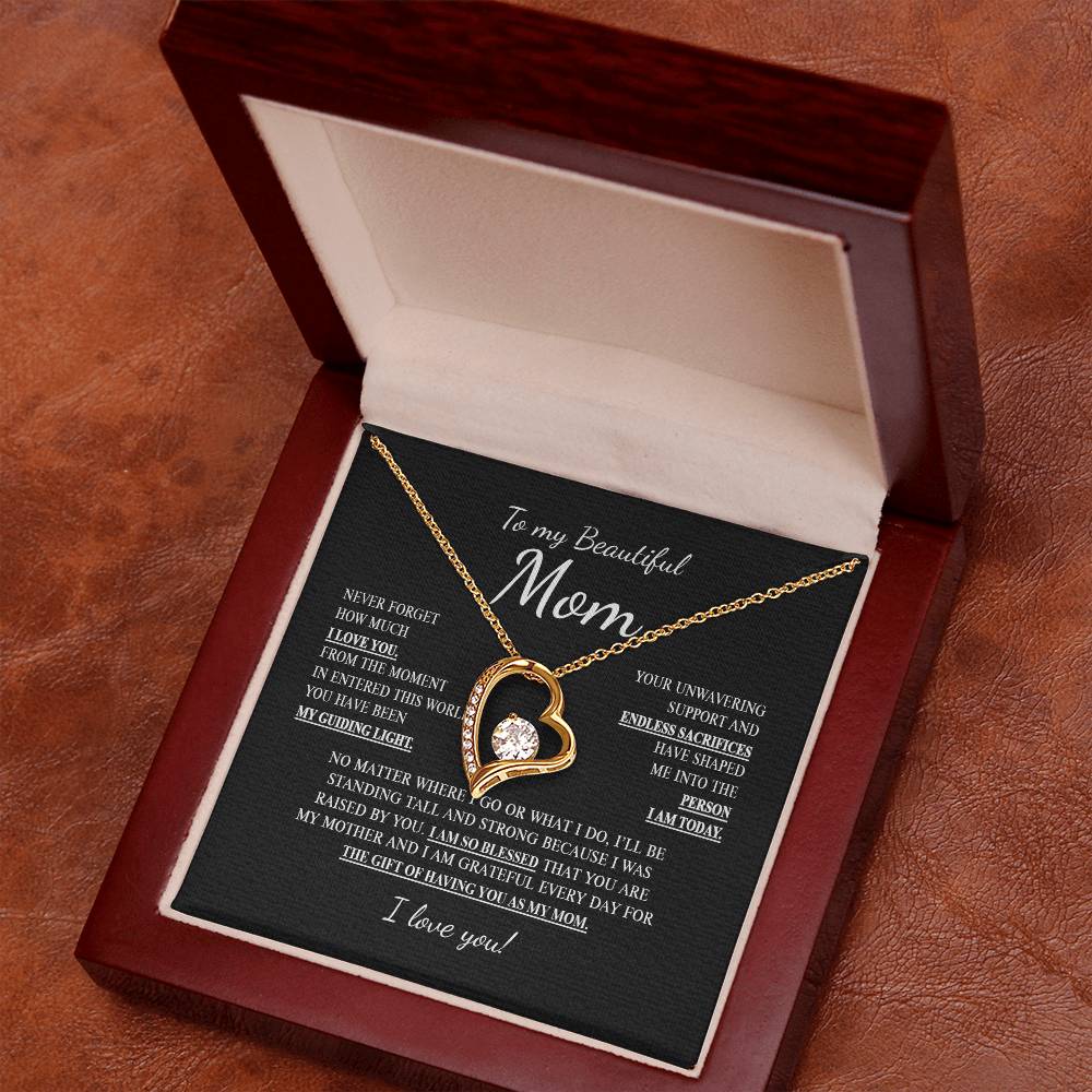 To My Mom 3 - Forever Love Necklace