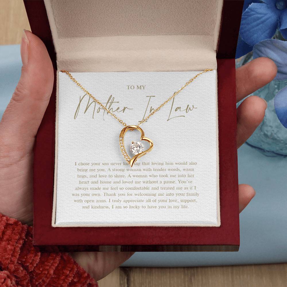 To My Mother In Law - Forever Love Necklace
