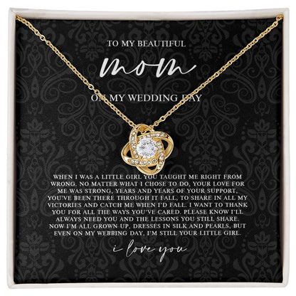 To My Mom 4 - Love Knot Necklace