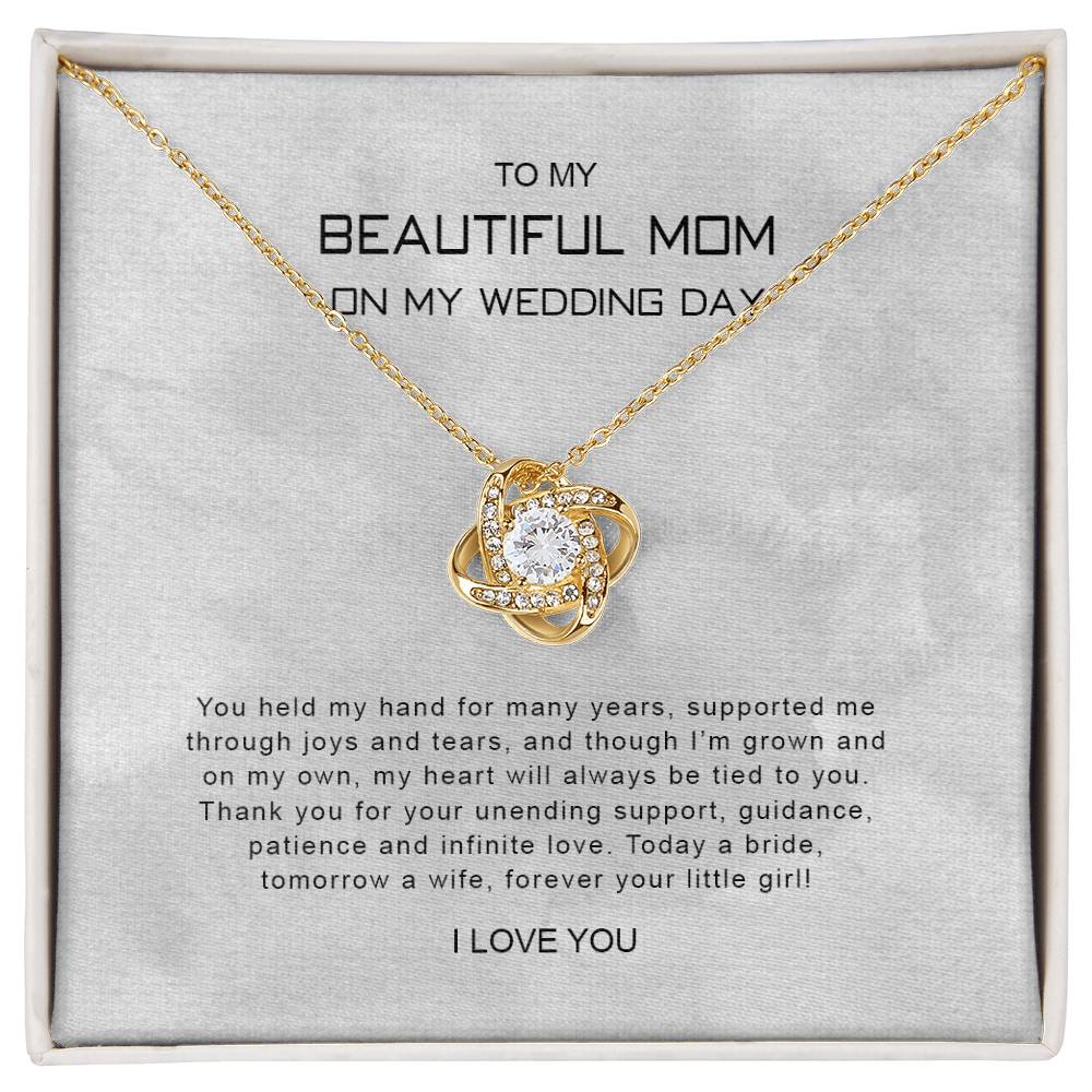 To My Mom 9 - Love Knot Necklace