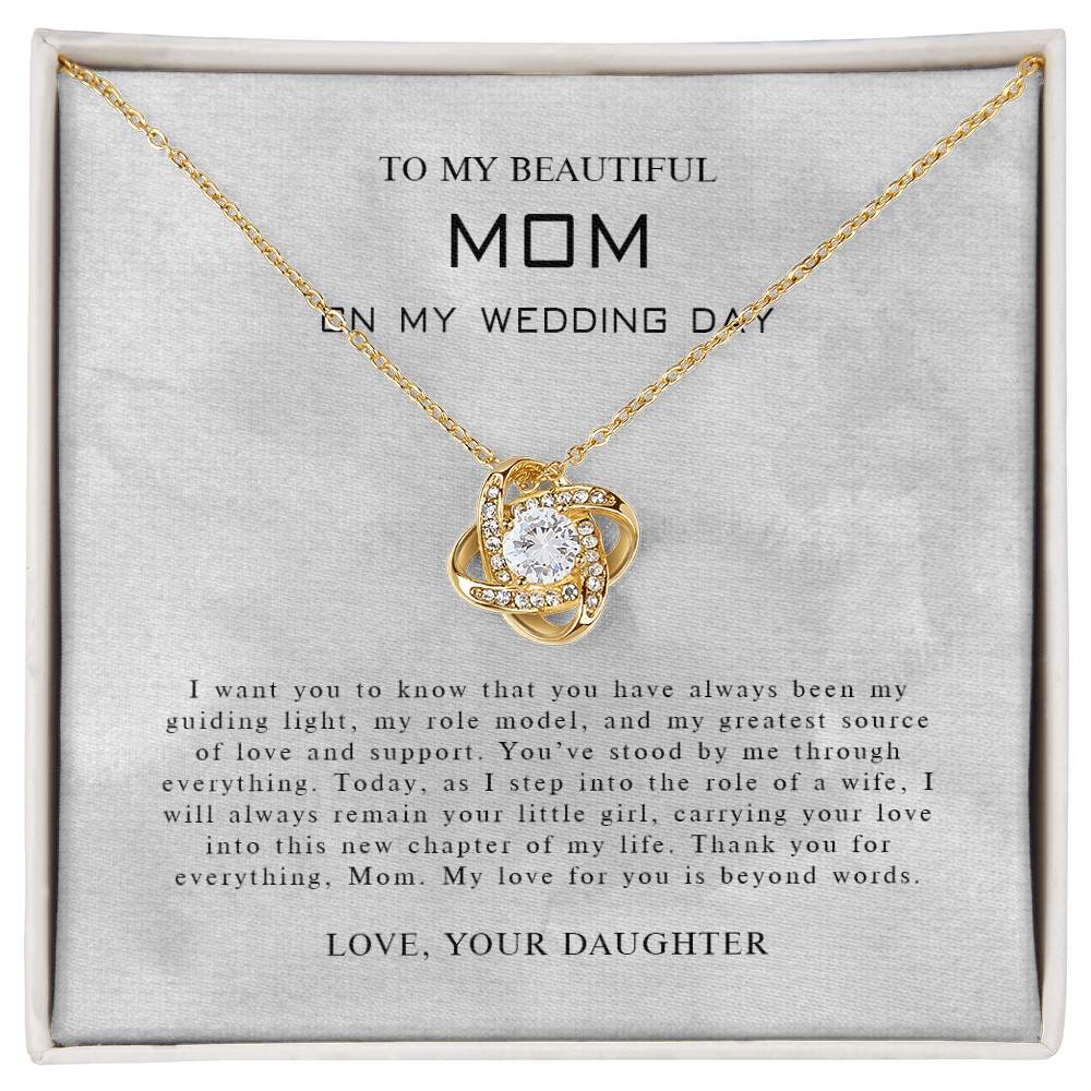 To My Mom 7 - Love Knot Necklace