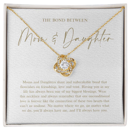 To My Mom 10 - Love Knot Necklace