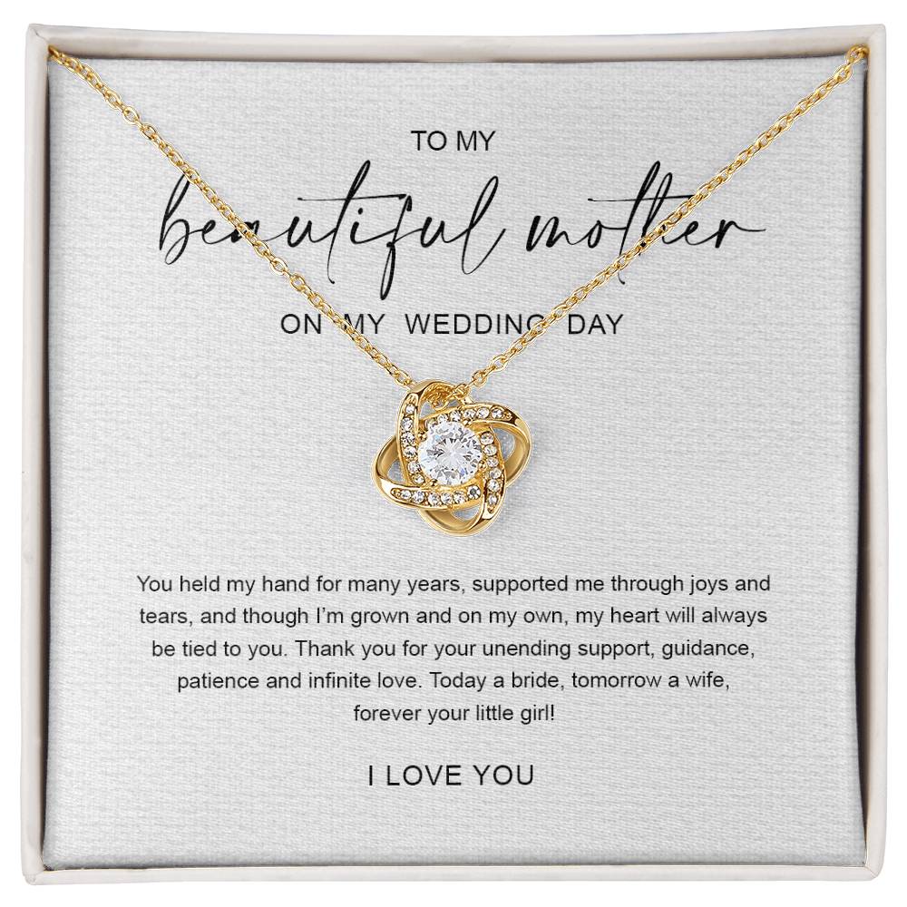 To My Mom 6 - Love Knot Necklace