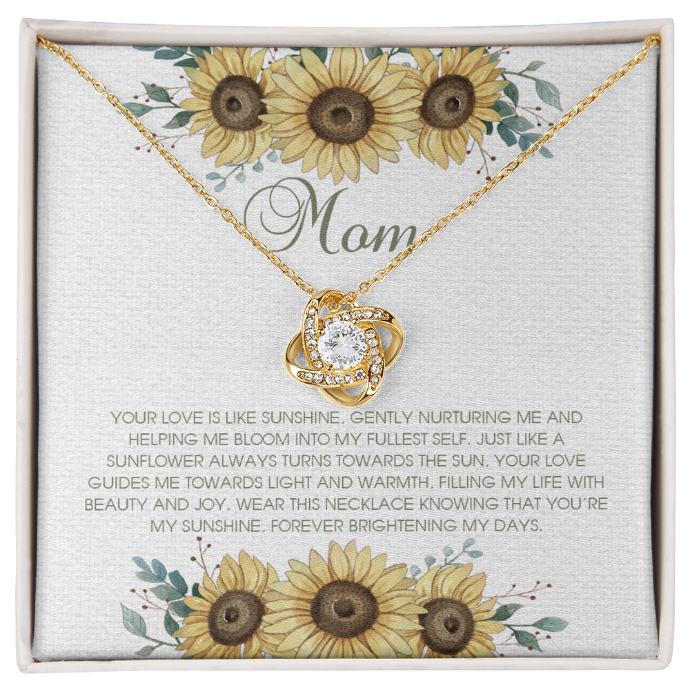 To My Mom - Love Knot Necklace