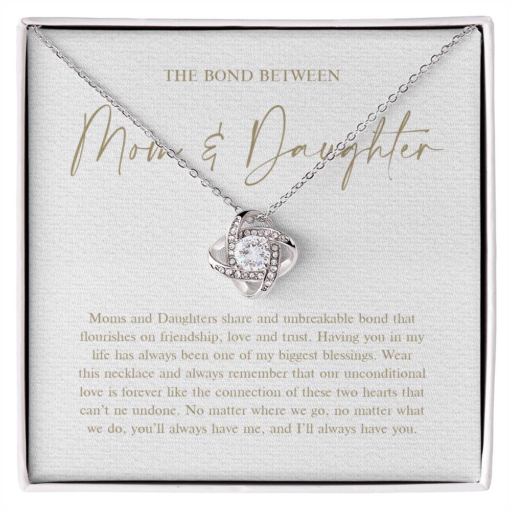 To My Mom 10 - Love Knot Necklace