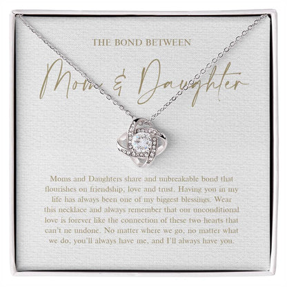 To My Mom 10 - Love Knot Necklace