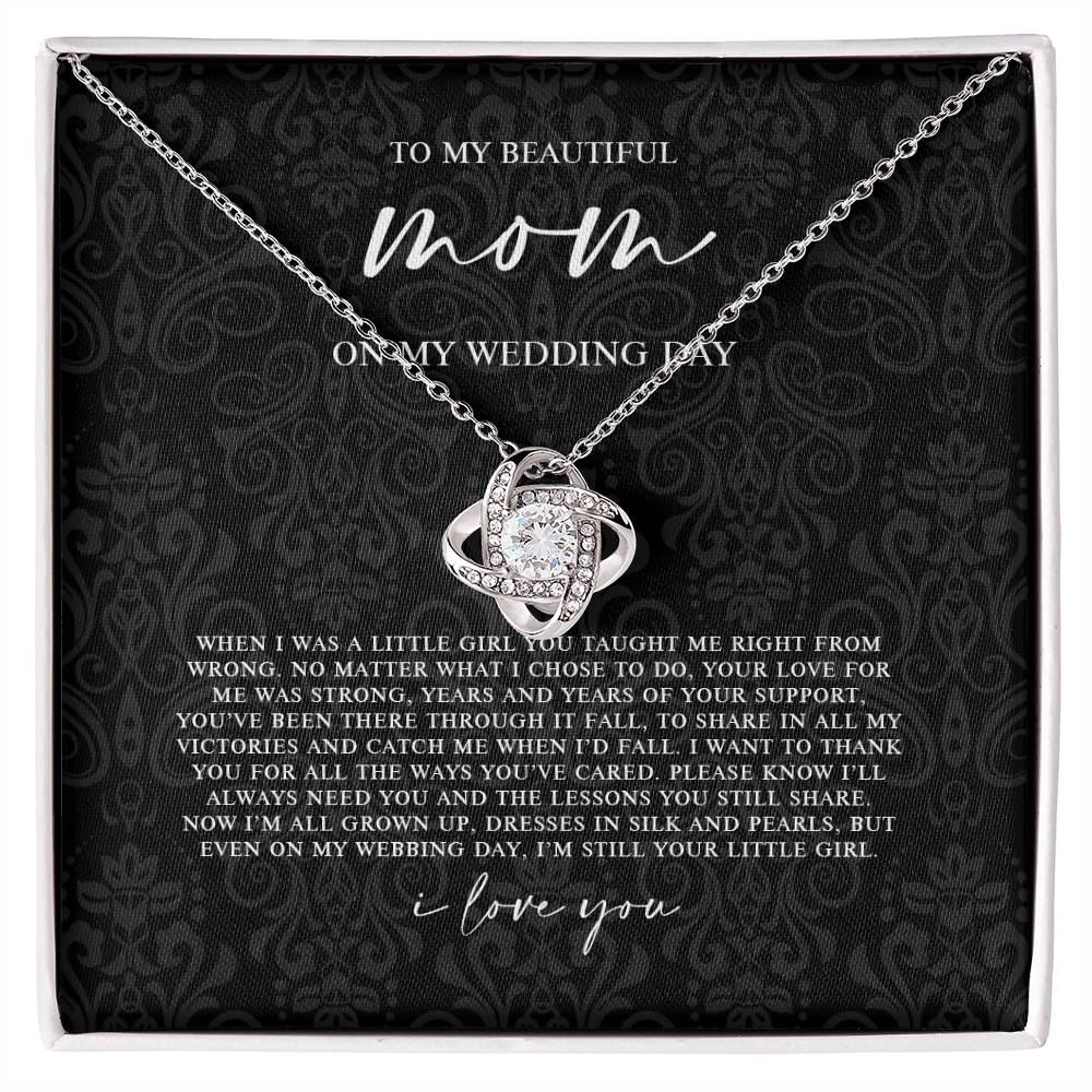 To My Mom 4 - Love Knot Necklace
