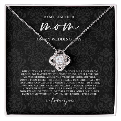 To My Mom 4 - Love Knot Necklace