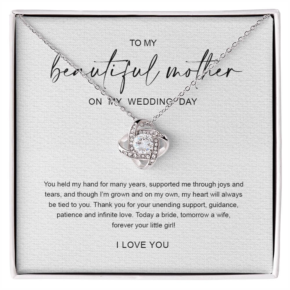 To My Mom 6 - Love Knot Necklace