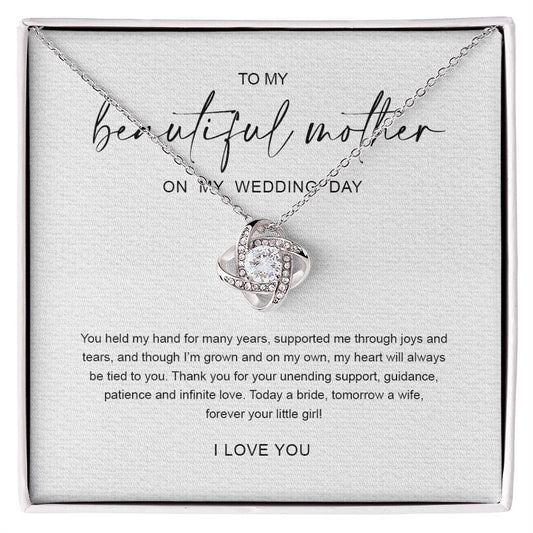 To My Mom 6 - Love Knot Necklace