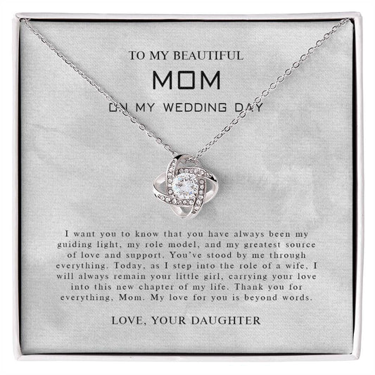 To My Mom 7 - Love Knot Necklace