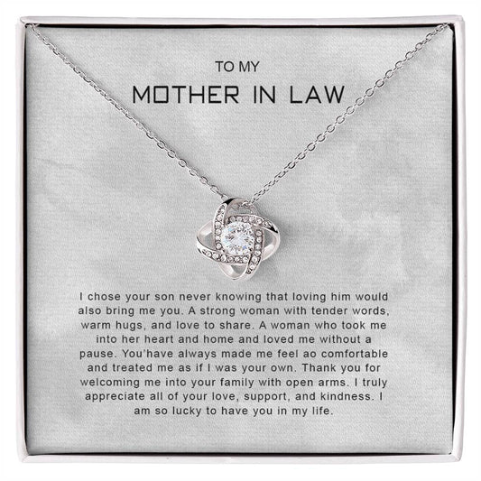 Mother In Law 2 - Love Knot Necklace