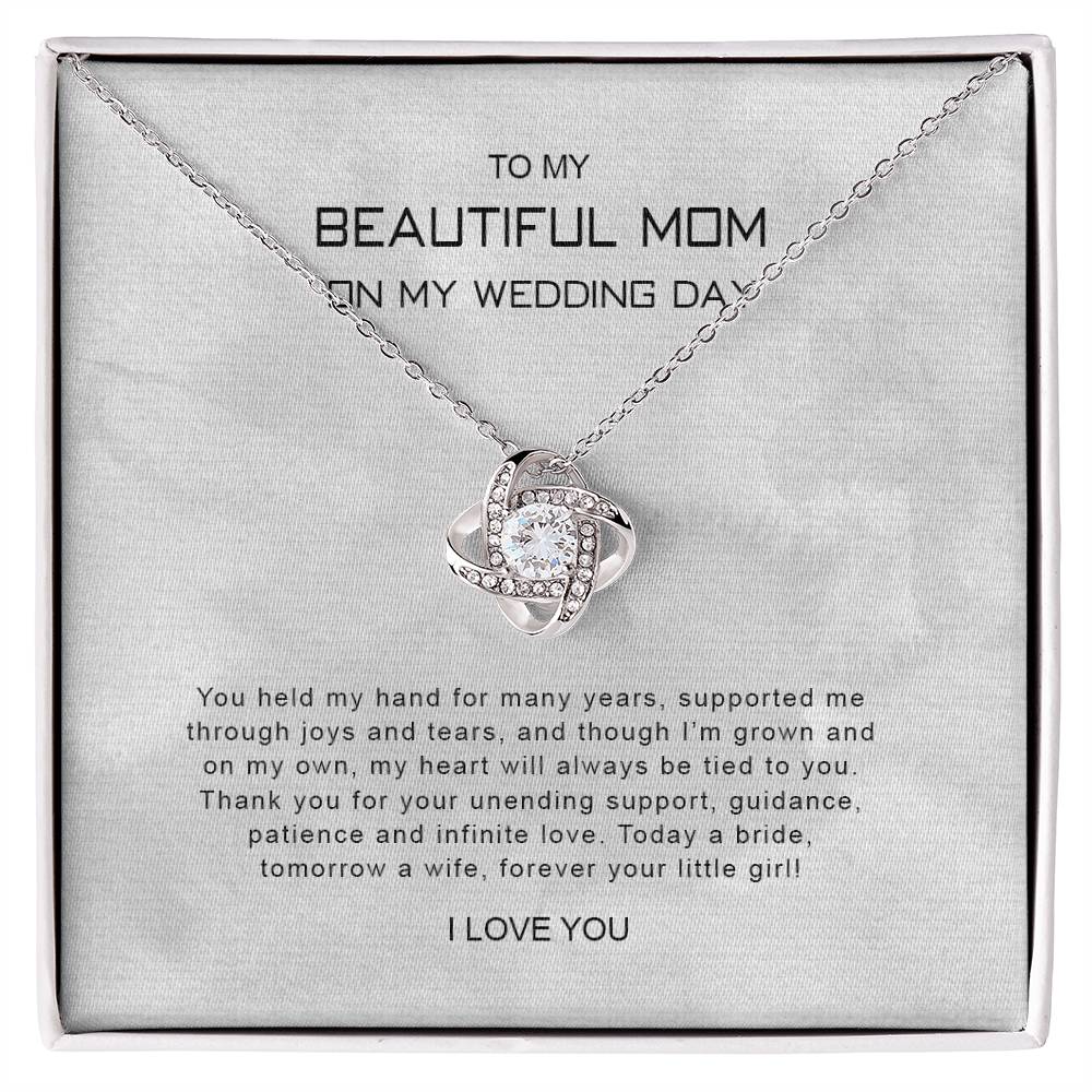 To My Mom 9 - Love Knot Necklace