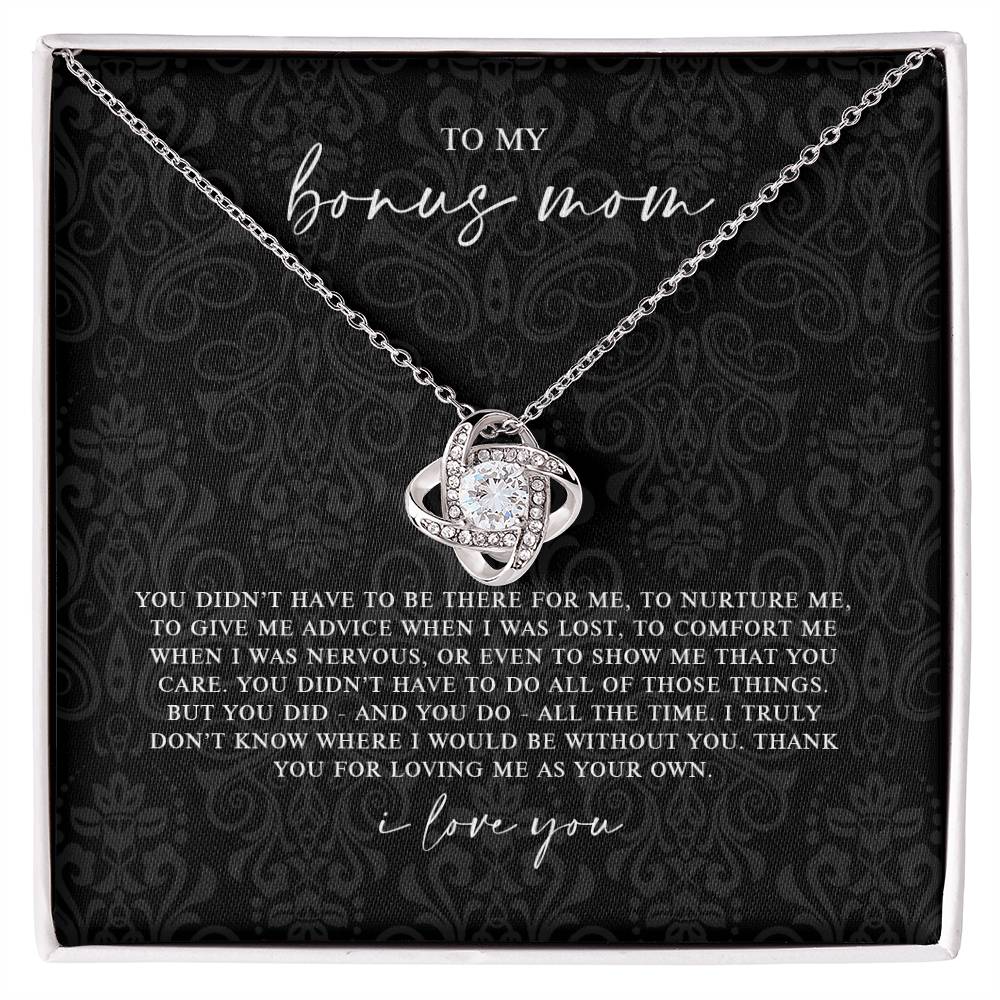 To My Mom 5 - Love Knot Necklace