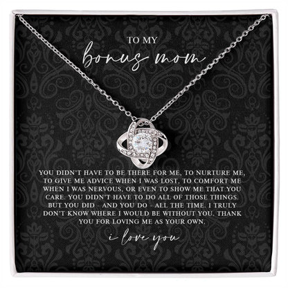 To My Mom 5 - Love Knot Necklace