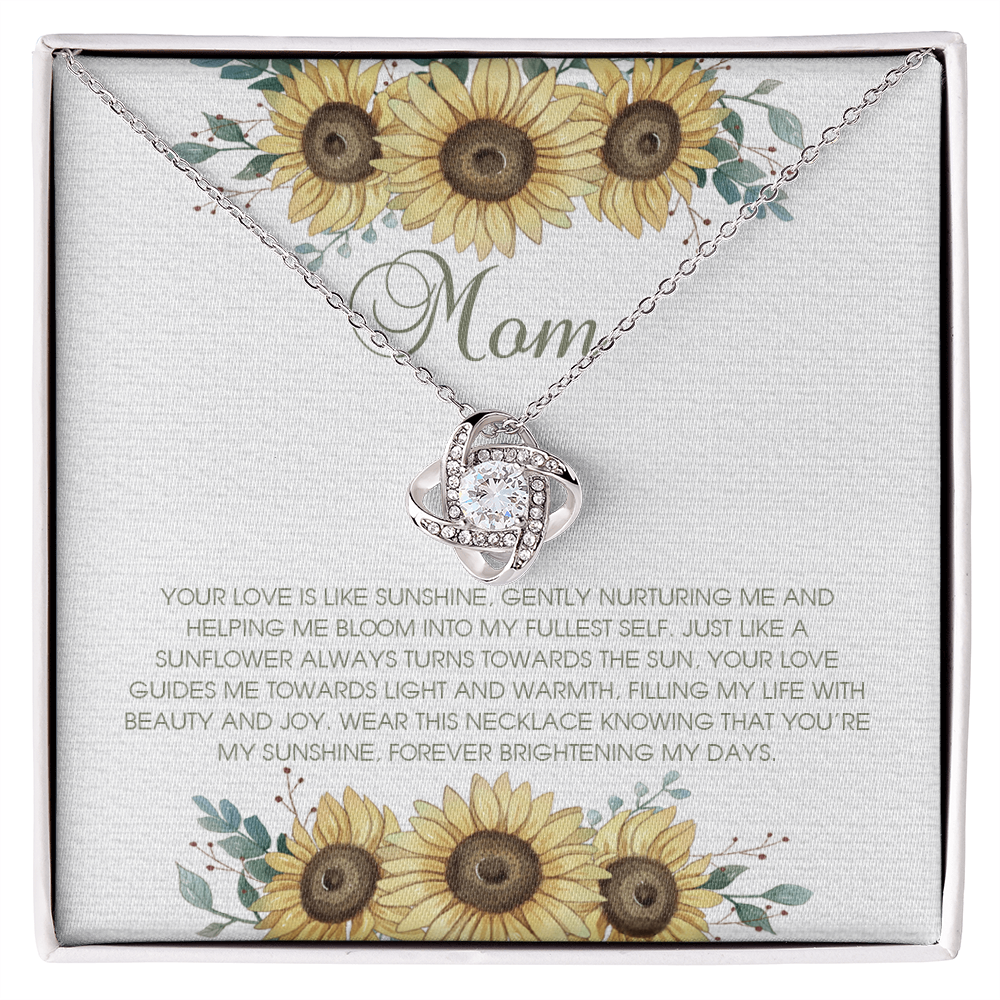 To My Mom - Love Knot Necklace