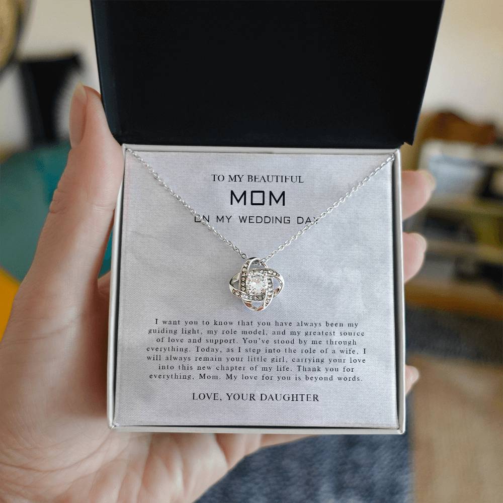 To My Mom 7 - Love Knot Necklace