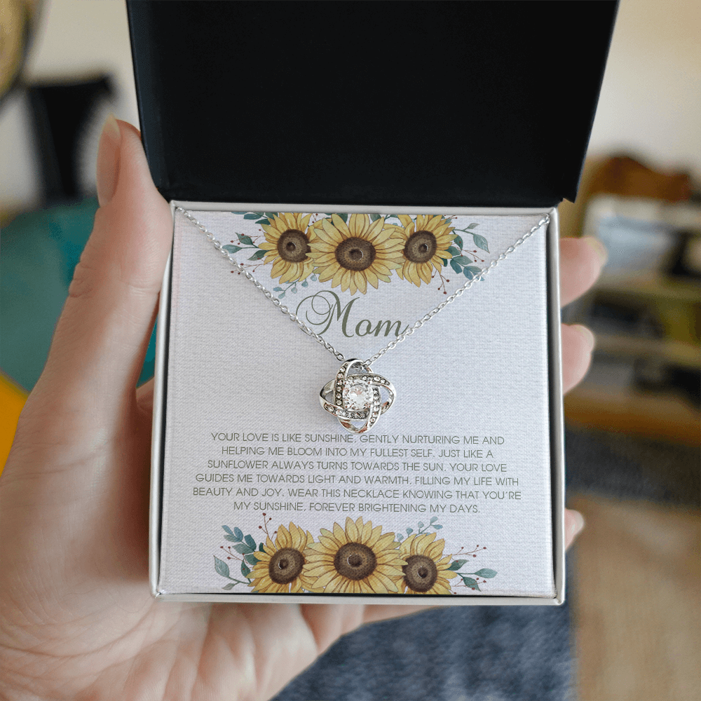 To My Mom - Love Knot Necklace