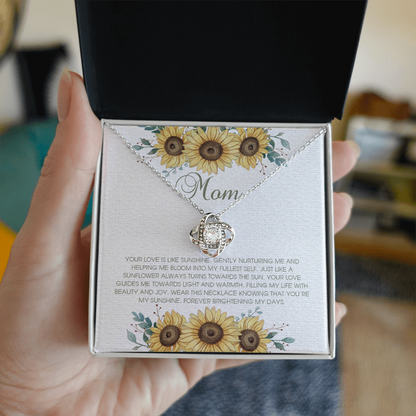 To My Mom - Love Knot Necklace