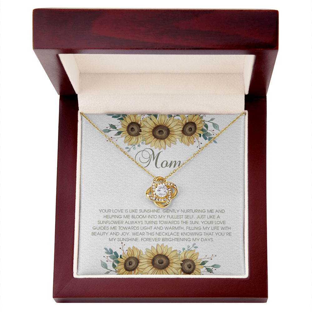 To My Mom - Love Knot Necklace