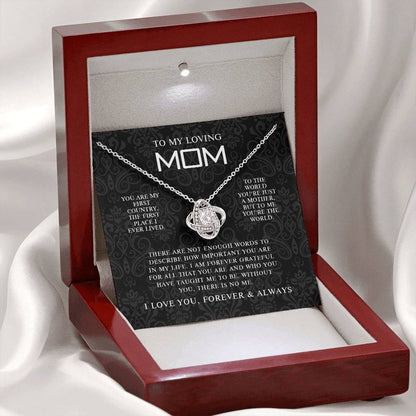 To My Mom 8 - Love Knot Necklace