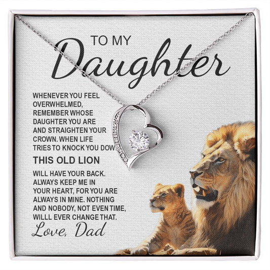To My Daughter 7 - Forever Love Necklace