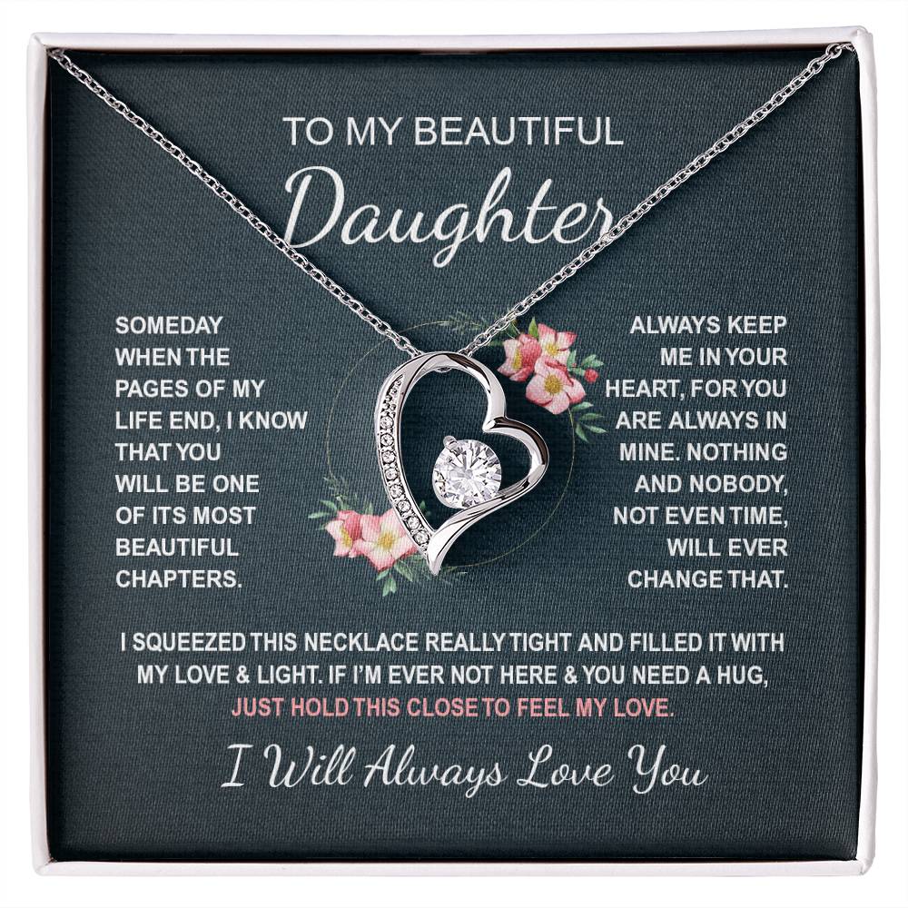 To My Daughter 4 - Forever Love Necklace