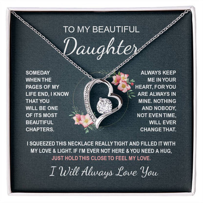 To My Daughter 4 - Forever Love Necklace