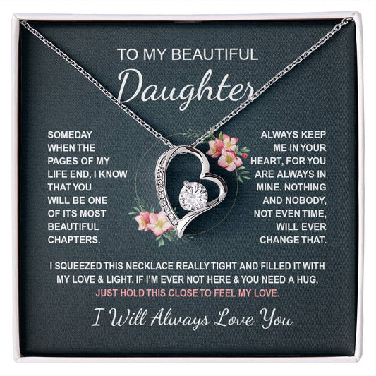To My Daughter 4 - Forever Love Necklace