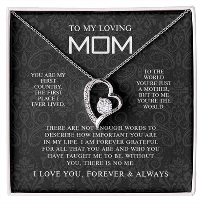 To My Mom 8 - Forever Love Necklace