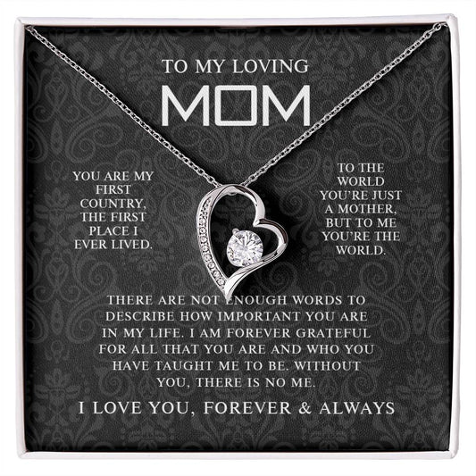 To My Mom 8 - Forever Love Necklace
