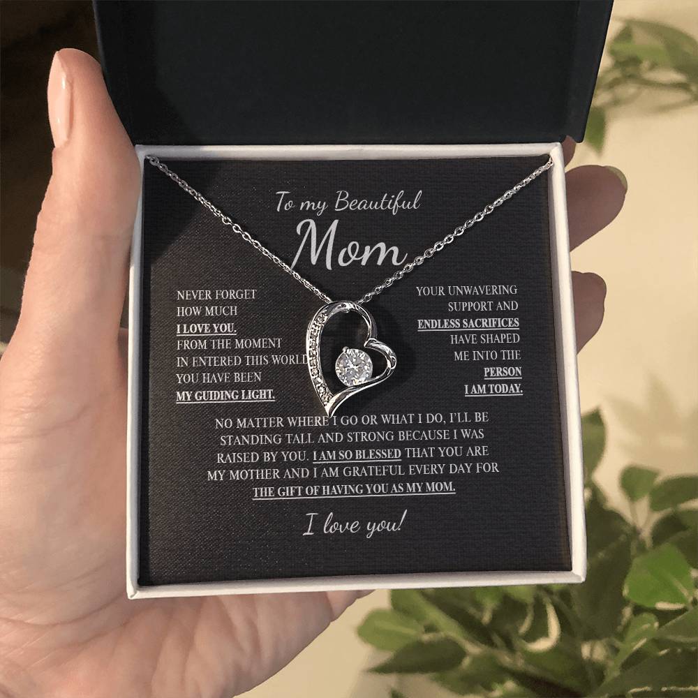 To My Mom 3 - Forever Love Necklace