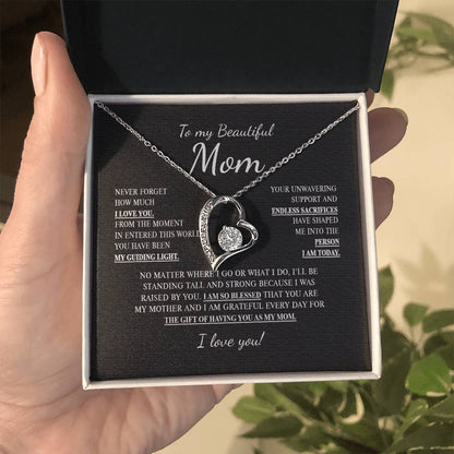 To My Mom 3 - Forever Love Necklace