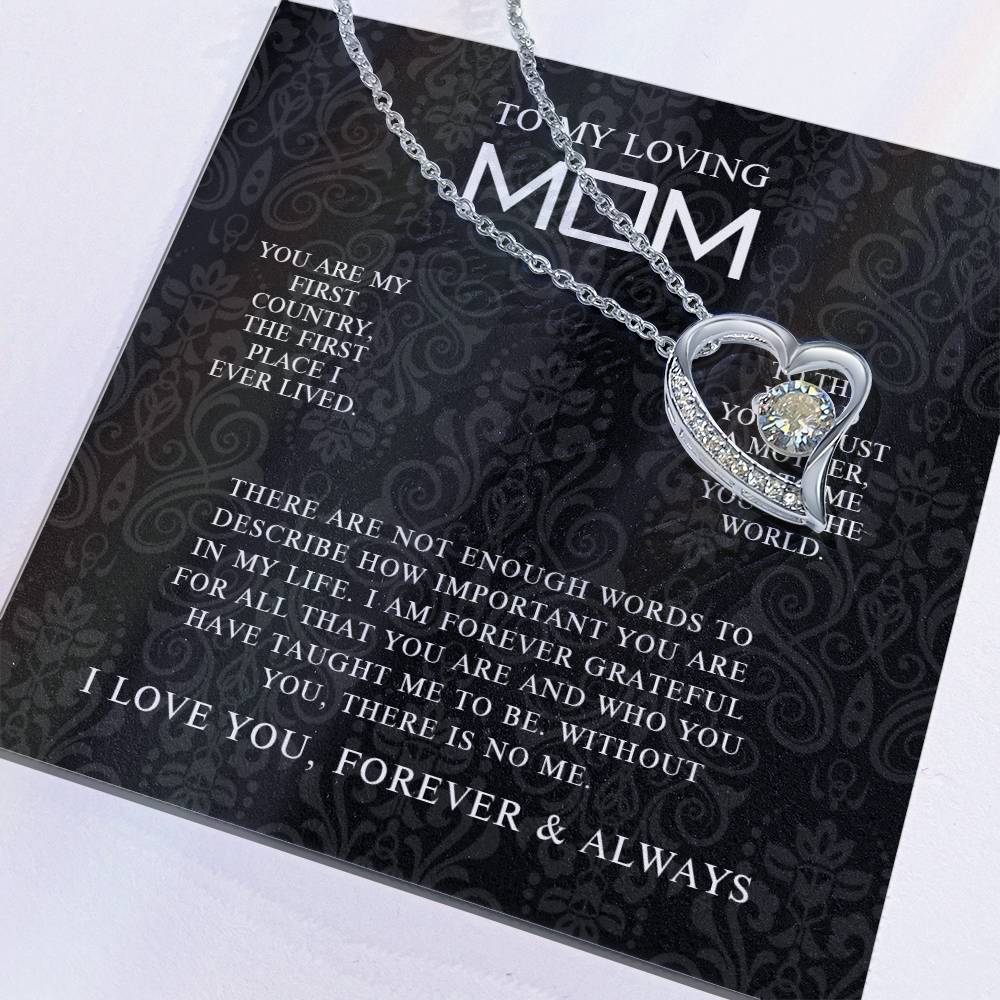 To My Mom 8 - Forever Love Necklace