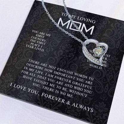 To My Mom 8 - Forever Love Necklace