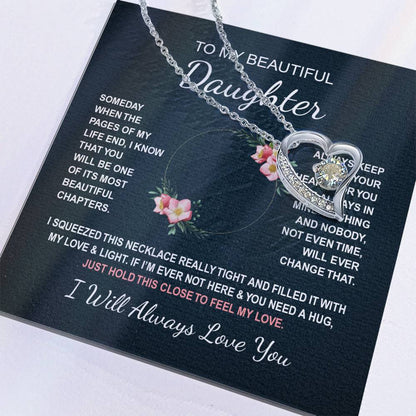 To My Daughter 4 - Forever Love Necklace