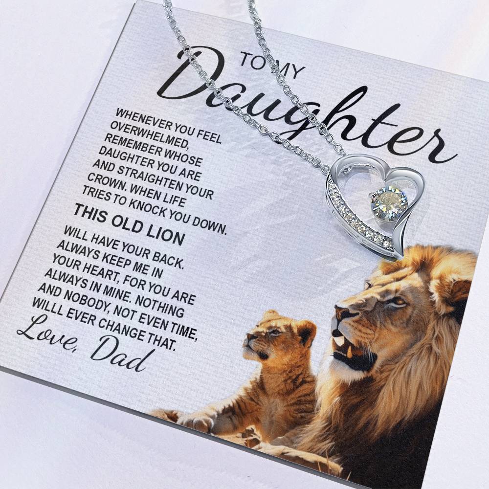 To My Daughter 7 - Forever Love Necklace