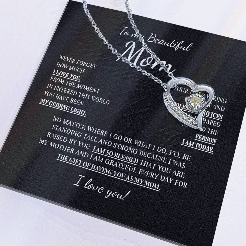 To My Mom 3 - Forever Love Necklace
