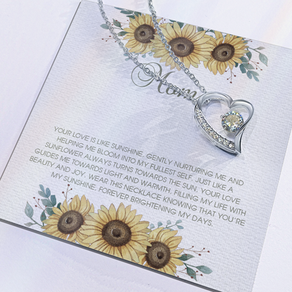 To My Mom - Forever Love Necklace