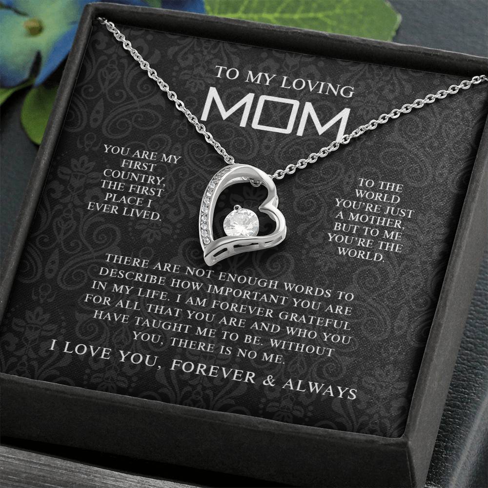 To My Mom 8 - Forever Love Necklace