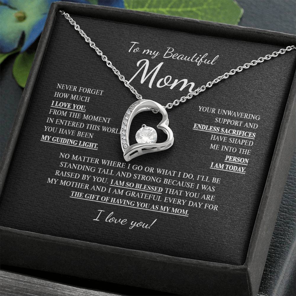 To My Mom 3 - Forever Love Necklace