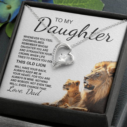 To My Daughter 7 - Forever Love Necklace
