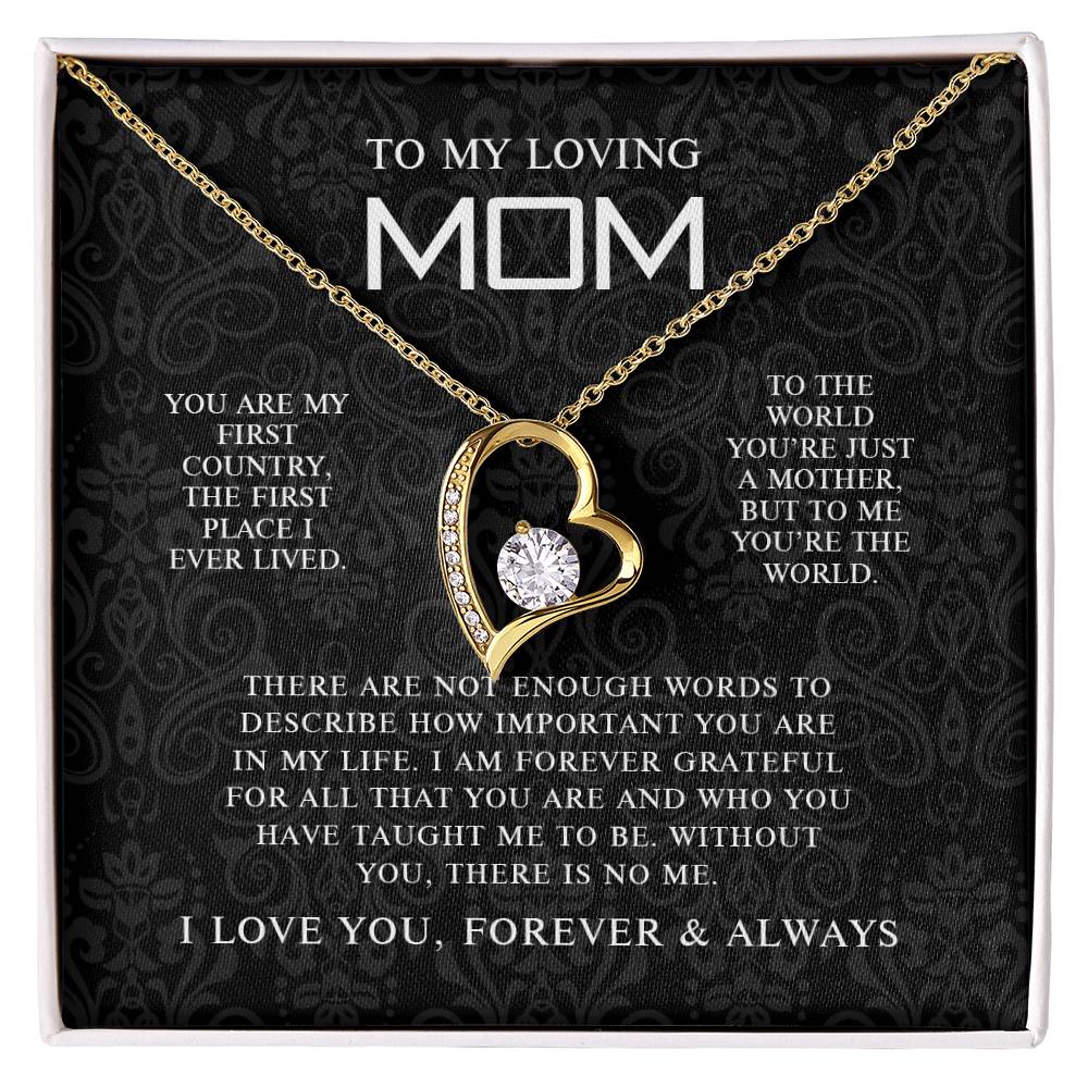 To My Mom 8 - Forever Love Necklace