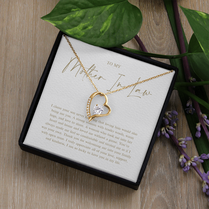 To My Mother In Law - Forever Love Necklace